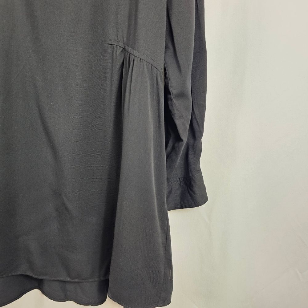 Aritzia Wilfred Free Long Sleeve Shirt Dress in Black - Size M - Picture 5 of 9